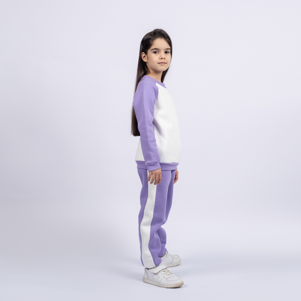 314-Л Свитшот + Штаны, лиловый, хлопок 65%, 35% ПЭ, футер 3-х нитка (начес) 80,86,92