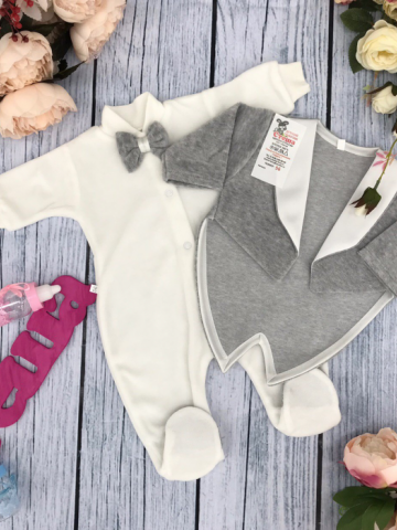 Купить оптом 115-С. Комбинезон с пиджаком,80% хлопок интерлок, 20% ПЭ велюр в Камышине