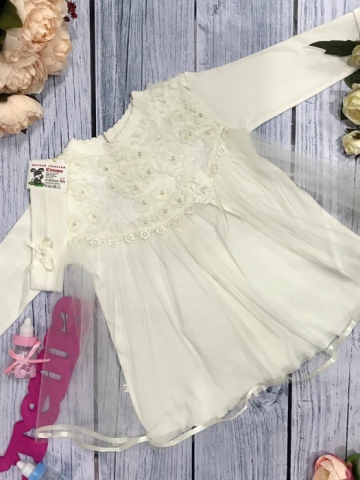 Купить оптом 126. Платье ясельное с юбкой,100% хлопок интерлок 74,80,86 в Камышине