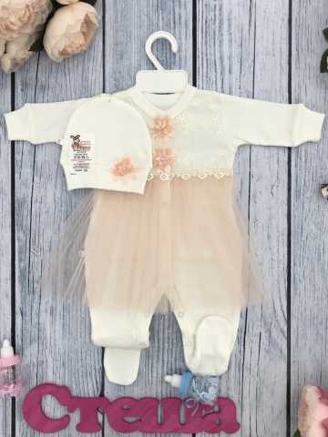 Купить оптом 203. Комбинезон ясельный с шапкой,100% хлопок интерлок в Камышине