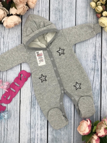 Купить оптом 219-С. Комбинезон ясельный, хлопок 65%, 35% ПЭ, футер с начёсом 62.68,74 в Камышине