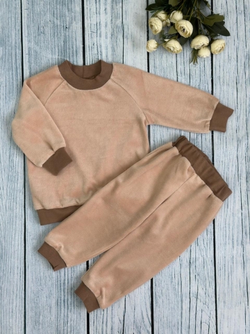 Купить оптом 343. Костюм ясельный, 80% хлопок, 20% ПЭ 80-86-92 в Камышине